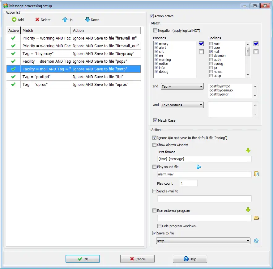 Download web tool or web app Visual Syslog Server for Windows