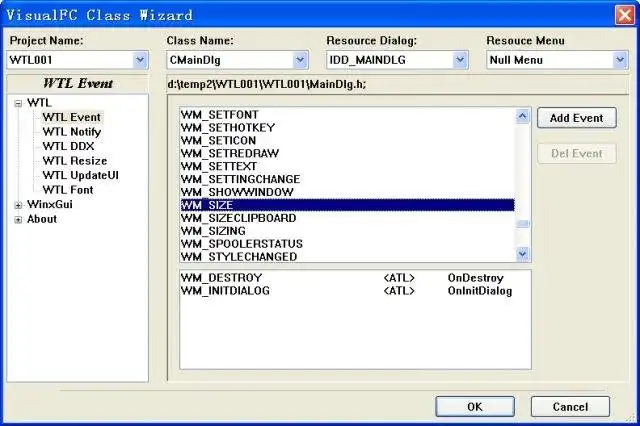 Download web tool or web app Visual WTL and WinxGui ClassWizard