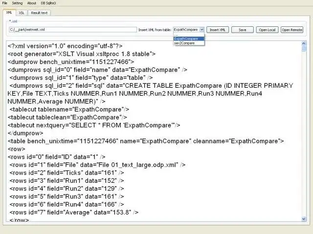 Download web tool or web app Visual xsltproc Debugger