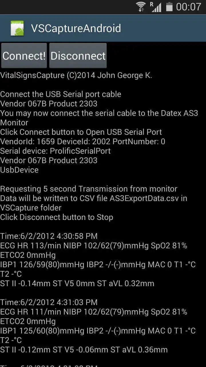 下载网络工具或网络应用程序 VitalSignsCapture