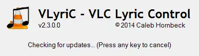 Download webtool of webapp VLC Lyric Control (VLyriC)