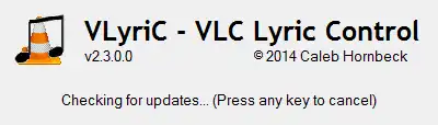 Download web tool or web app VLC Lyric Control (VLyriC)