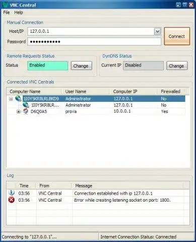 Download web tool or web app VNC Central