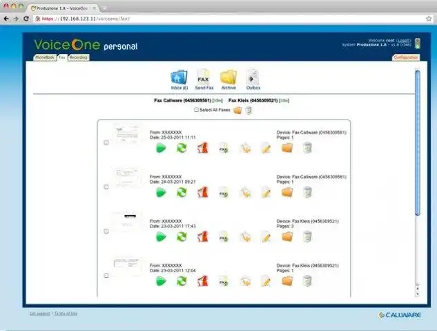 Download web tool or web app VoiceOne