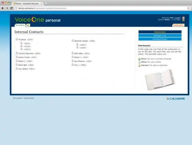 Download web tool or web app VoiceOne