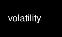 Run volatility in OnWorks free hosting provider over Ubuntu Online, Fedora Online, Windows online emulator or MAC OS online emulator