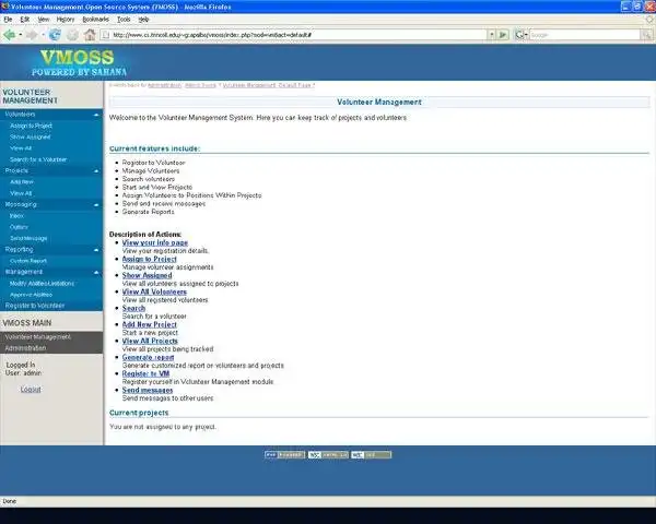 Download web tool or web app Volunteer Management OpenSource Software