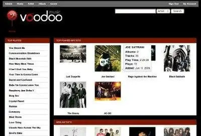 Загрузите веб-инструмент или веб-приложение Voodoo Music Box