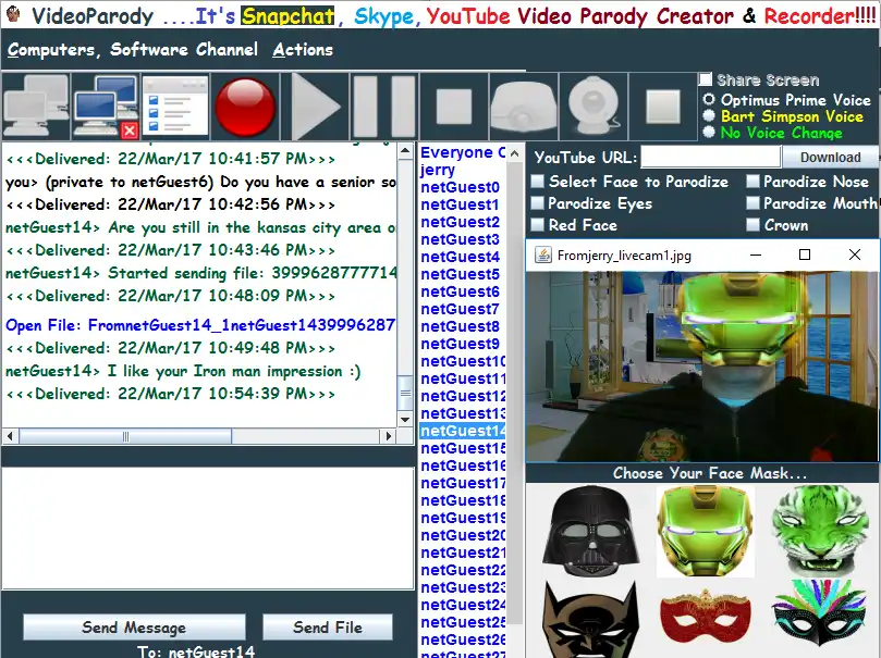 Download web tool or web app VP (VideoParody)