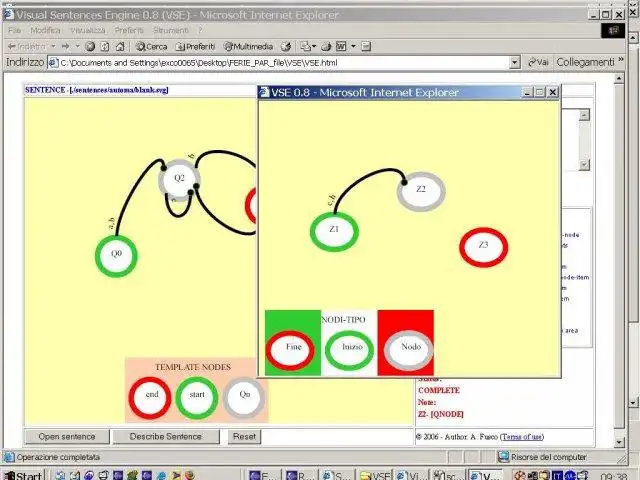 Téléchargez l'outil Web ou l'application Web VSE - Visual Sentences Engine pour s'exécuter sous Windows en ligne sur Linux en ligne