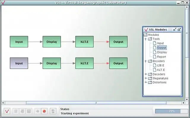 Descargue la herramienta web o la aplicación web VSL: Laboratorio esteganográfico virtual