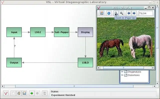 Télécharger l'outil Web ou l'application Web VSL : Virtual Steganographic Laboratory