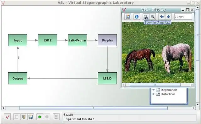 Descargue la herramienta web o la aplicación web VSL: Laboratorio esteganográfico virtual