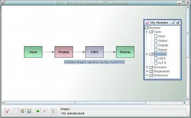 Download web tool or web app VSL: Virtual Steganographic Laboratory