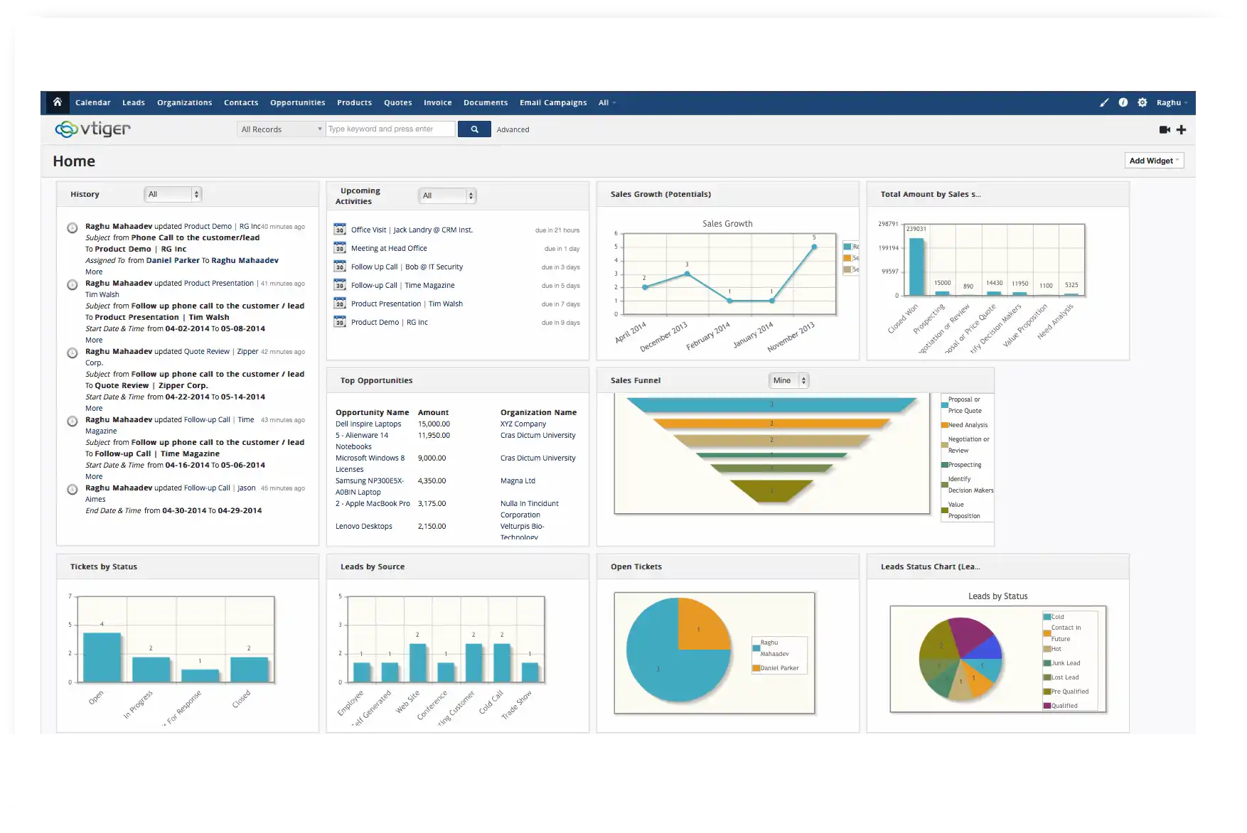 Tải xuống công cụ web hoặc ứng dụng web Vtiger CRM