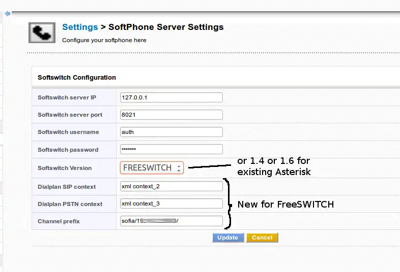 Scarica lo strumento web o l'app web vTiger - Integrazione con FreeSWITCH