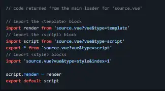 Download web tool or web app Vue Loader