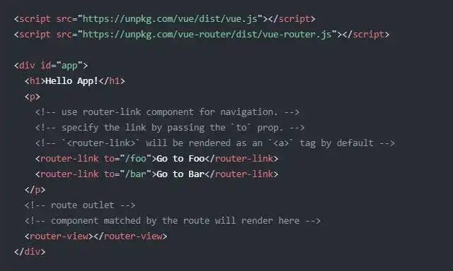 قم بتنزيل أداة الويب أو تطبيق الويب Vue Router