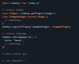 Download web tool or web app Vue-Video-Player