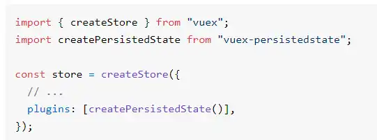 Download web tool or web app vuex-persistedstate