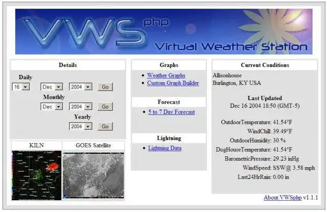 Descargue la herramienta web o la aplicación web VWSphp para ejecutarla en Windows en línea sobre Linux en línea
