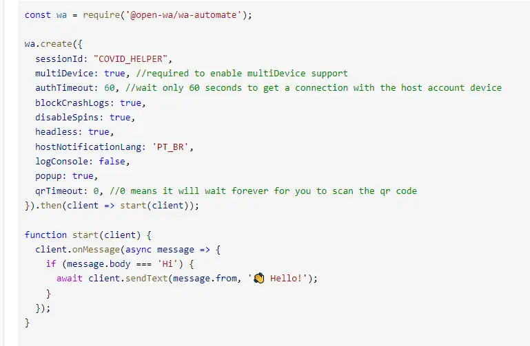 വെബ് ടൂൾ അല്ലെങ്കിൽ വെബ് ആപ്പ് wa-automate-nodejs ഡൗൺലോഡ് ചെയ്യുക