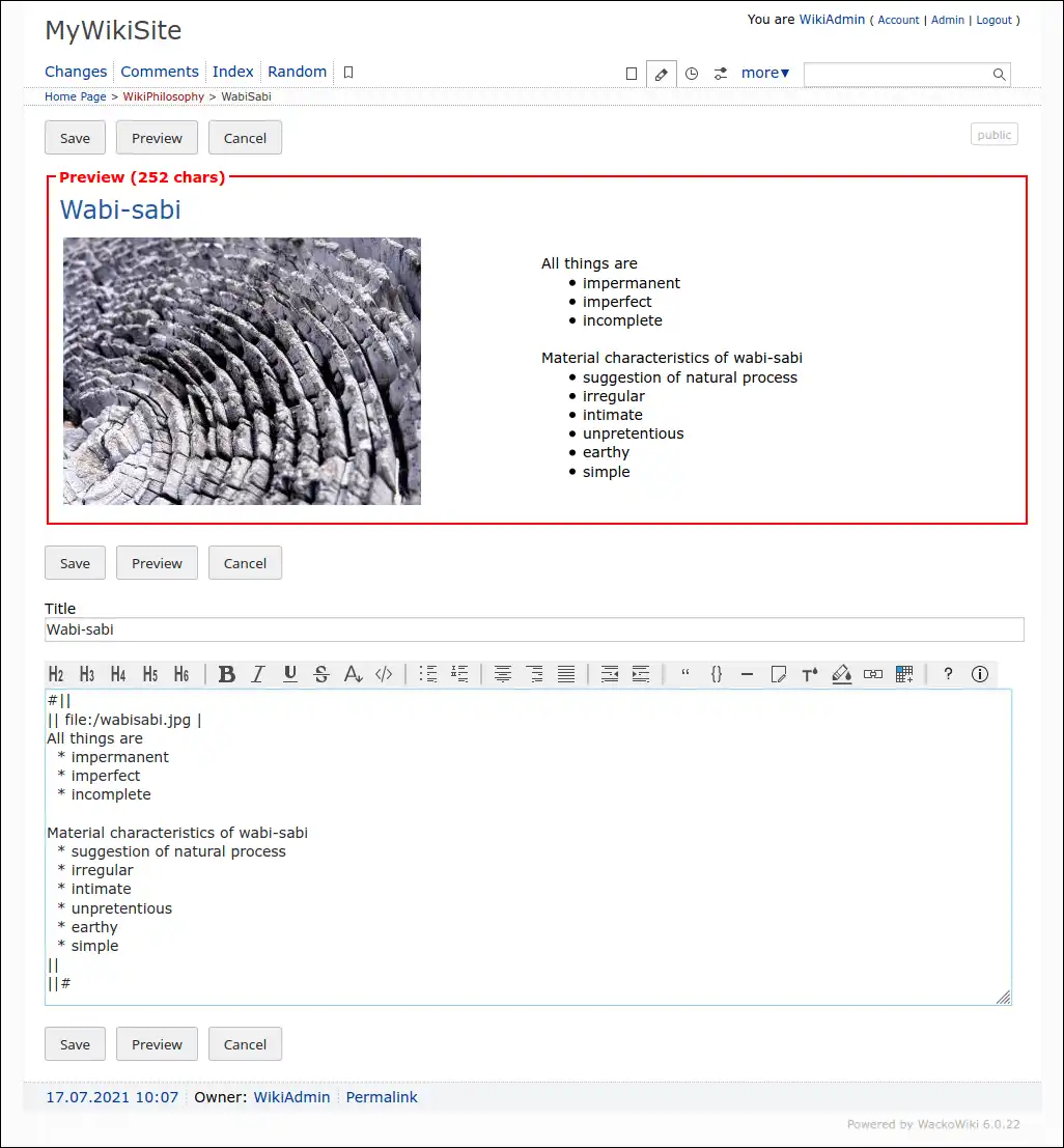 下载网络工具或网络应用程序 WackoWiki