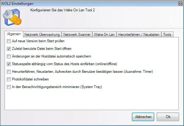 Descargue la herramienta web o la aplicación web Wake On Lan Tool 2 .NET