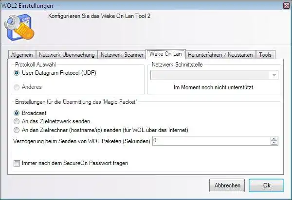 Descargue la herramienta web o la aplicación web Wake On Lan Tool 2 .NET