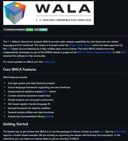 Download web tool or web app WALA