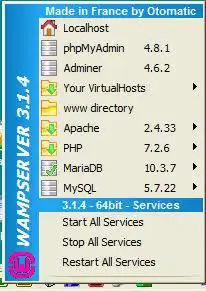 Unduh alat web atau aplikasi web WampServer