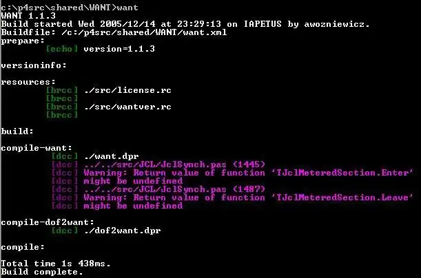 Download web tool or web app WANT - A Pascal-Friendly Build Tool