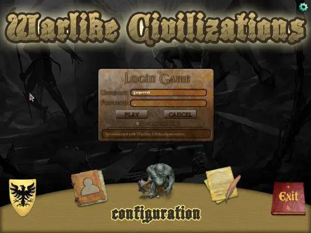 Download web tool or web app Warlike Civilizations - MMORPG to run in Windows online over Linux online