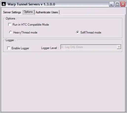 Download webtool of webapp WarpTunnel