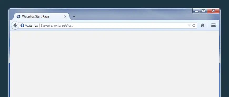 Download web tool or web app Waterfox