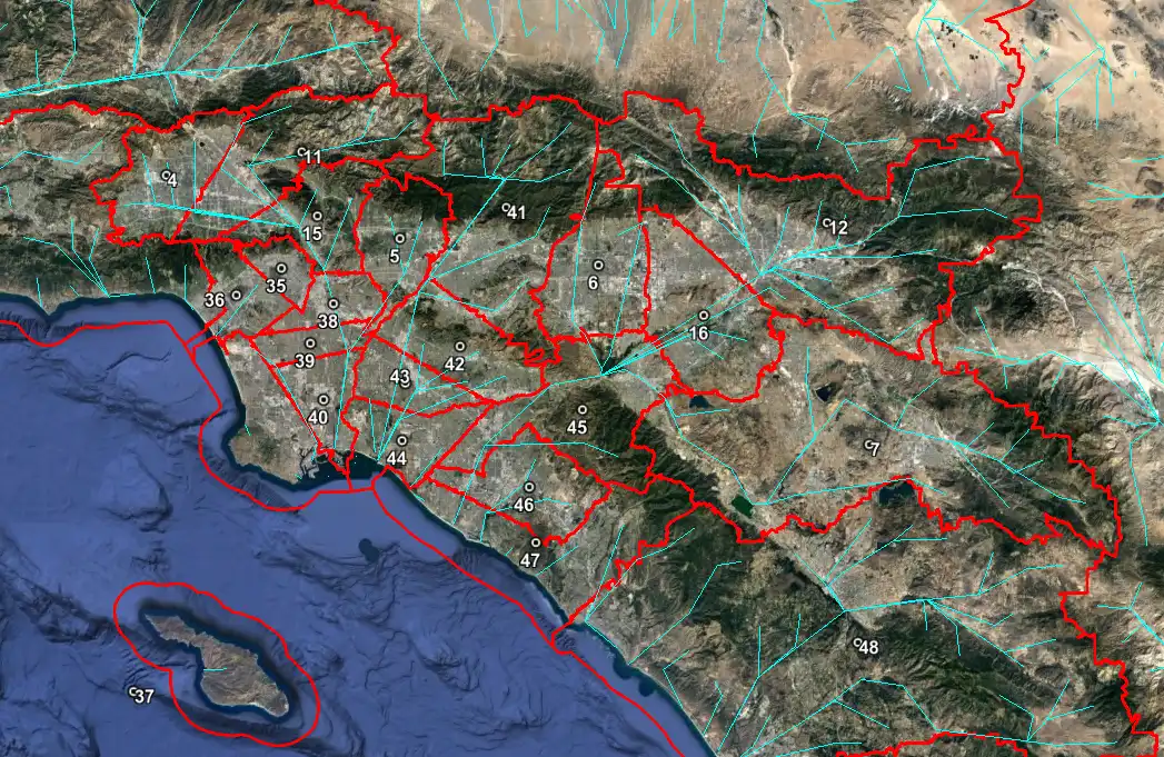 قم بتنزيل أداة الويب أو تطبيق الويب Watershed Districts