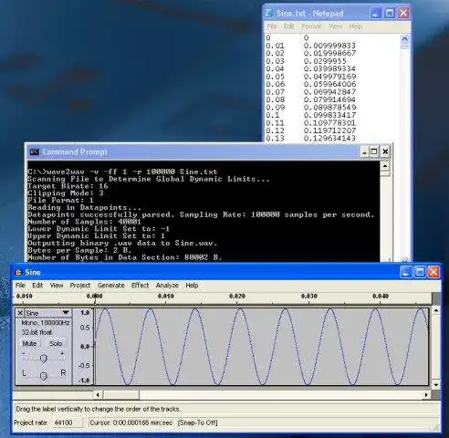 웹 도구 또는 웹 앱 Wave 2 Wav를 다운로드하여 온라인 Linux를 통해 Windows 온라인에서 실행