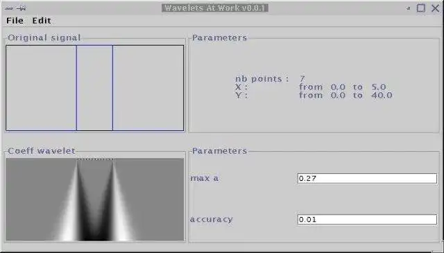 Download web tool or web app Wavelets At Work to run in Linux online