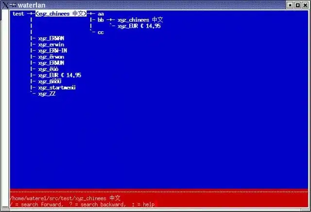 ดาวน์โหลดเครื่องมือเว็บหรือเว็บแอป wcd - chdir สำหรับ DOS และ Unix