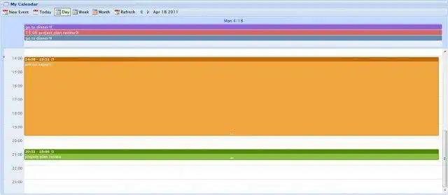 Download web tool or web app wdCalendar JQuery AJAX Event Calendar