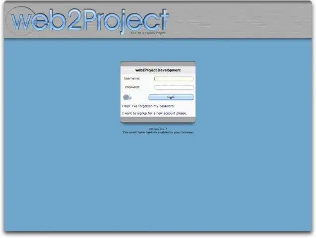 Mag-download ng web tool o web app web2Project