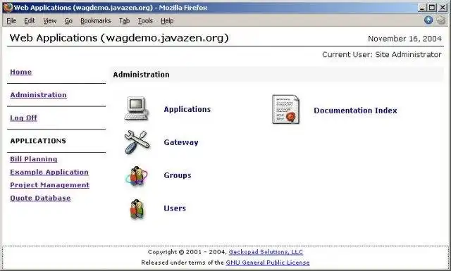 Download web tool or web app Web Application Gateway