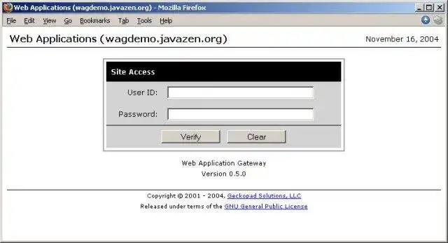 Laden Sie das Webtool oder die Webanwendung Web Application Gateway herunter