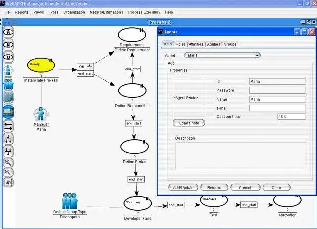 Download web tool or web app WebAPSEE - Flexible Process Management