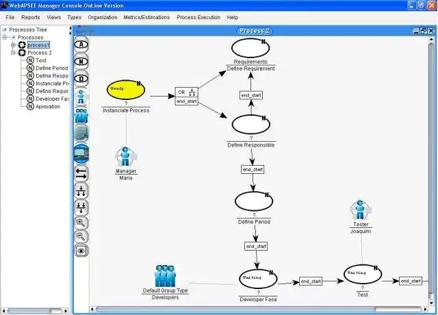 دانلود ابزار وب یا برنامه وب WebAPSEE - Flexible Process Management