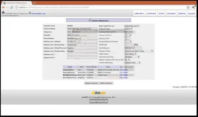 Baixe ferramenta ou aplicativo da web Contabilidade empresarial e ERP baseada na web