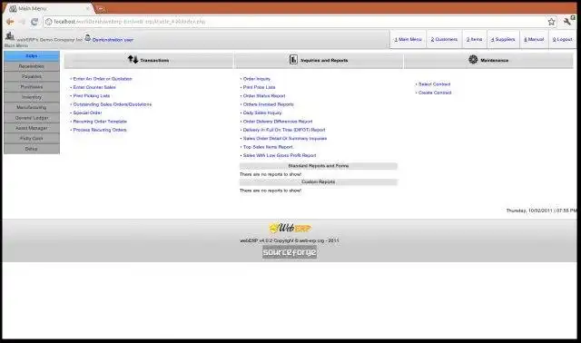 Mag-download ng web tool o web app Web-based Business Accounting at ERP