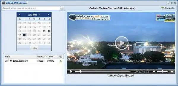 Download web tool or web app Webcampak - Capture the world in HD