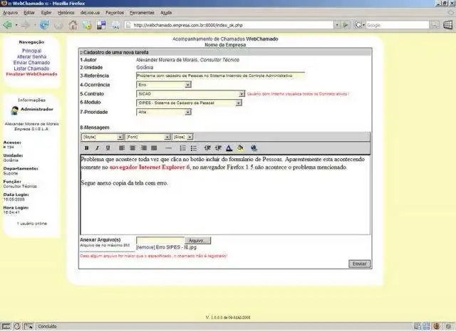 Download webtool of webapp WebChamado