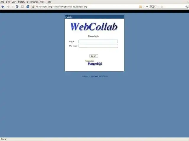 웹 도구 또는 웹 앱 다운로드 WebCollab
